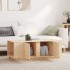 Mesa de centro de madera maciza de pino 110x50x40