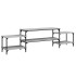 Mueble para TV madera contrachapada gris Sonoma 197x35x52