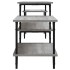 Mueble para TV madera contrachapada gris Sonoma 197x35x52