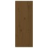 Armario de pared 2 uds madera de pino marrón miel 30x30x80