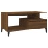 Mesa de centro madera contrachapada roble marrón 90x49x45