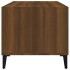 Mesa de centro madera contrachapada roble marrón 90x49x45