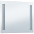 Espejo de pared de baño con LED 60x50