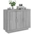 Aparador de madera contrachapada gris Sonoma 92x35x75