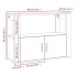 Aparador de madera contrachapada gris Sonoma 80x30x60