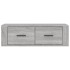 Mueble TV colgante madera contrachapada gris Sonoma 80x36x25
