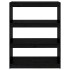 Estantería/divisor de espacios madera pino negro 80x30x103,5