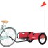 Remolque para bicicletas hierro y tela Oxford