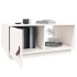 Mesa de centro de madera maciza de pino blanco 80x50x35,5