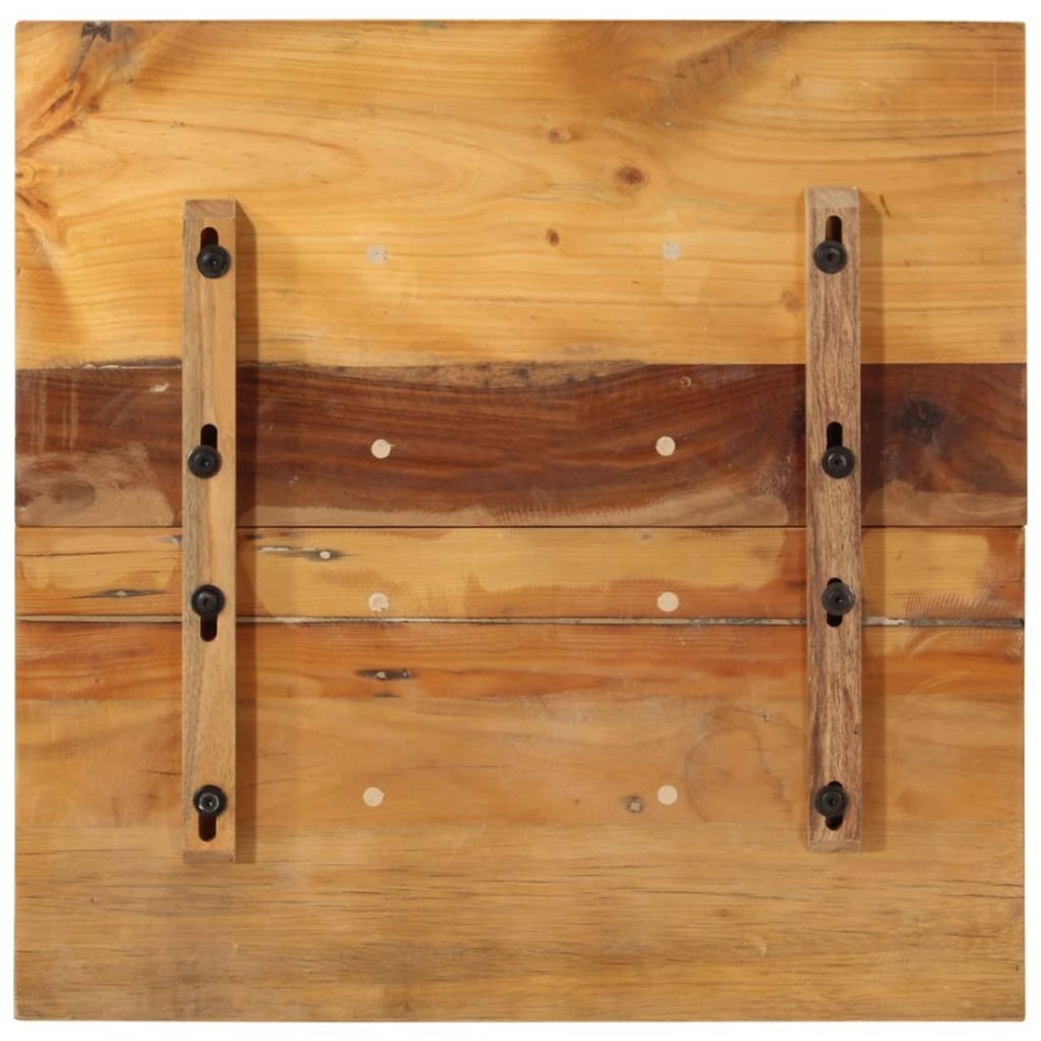 Tablero mesa cuadrada madera reciclada maciza 60x60 cm 15-16