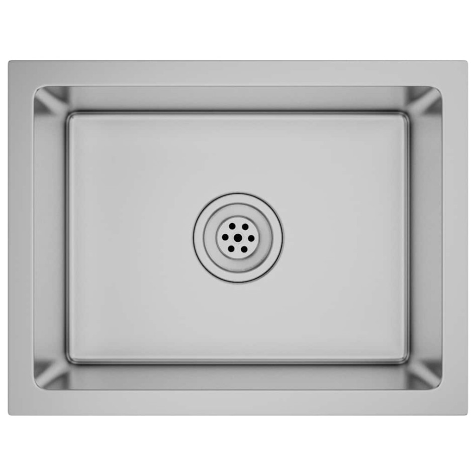 Fregadero de cocina hecho a mano acero