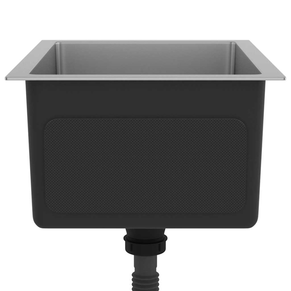 Fregadero de cocina hecho a mano acero