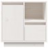 Mesita de noche madera maciza de pino blanco 50x34x50