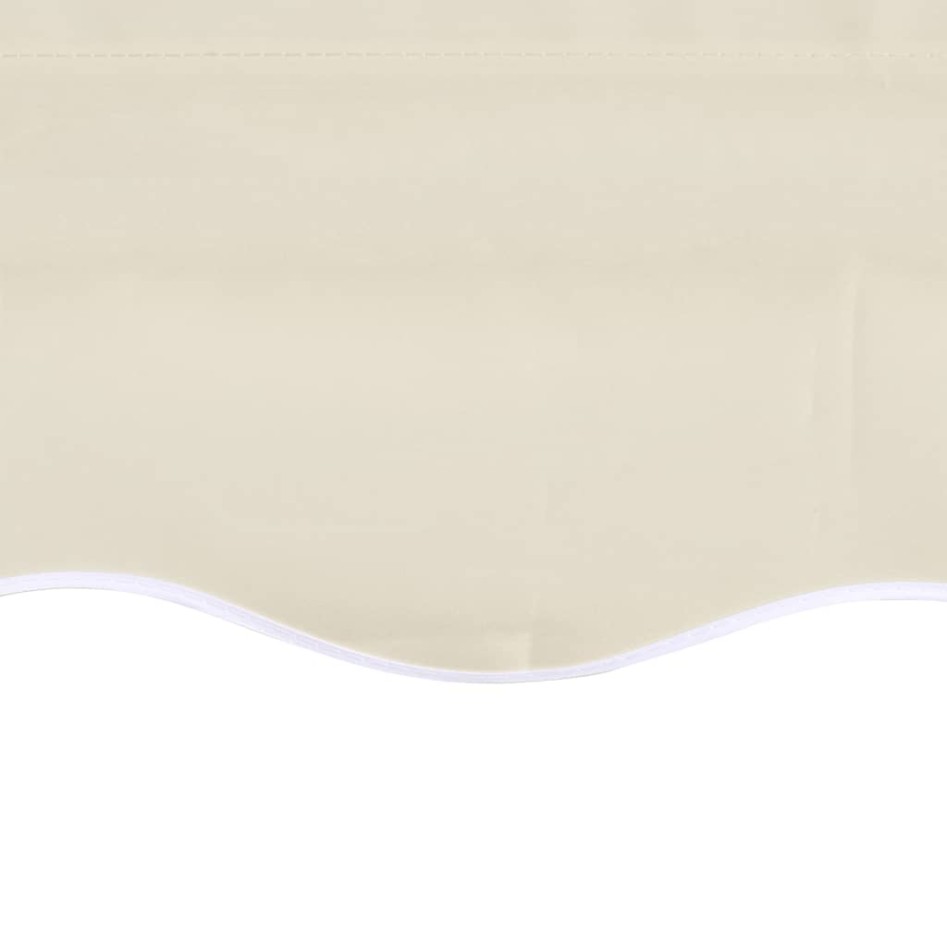 Toldo de lona blanco crema 450x300