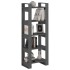 Estantería/divisor de espacios madera maciza gris 60x35x160