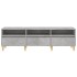 Mueble de TV madera contrachapada gris hormigón 150x30x44,5