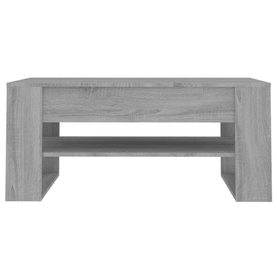 Mesa de centro madera de ingeniería gris Sonoma 102x55x45
