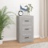 Aparador de madera contrachapada gris Sonoma 40x33x70