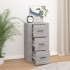 Aparador de madera contrachapada gris Sonoma 40x33x70