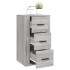 Aparador de madera contrachapada gris Sonoma 40x33x70