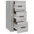 Aparador de madera contrachapada gris Sonoma 40x33x70