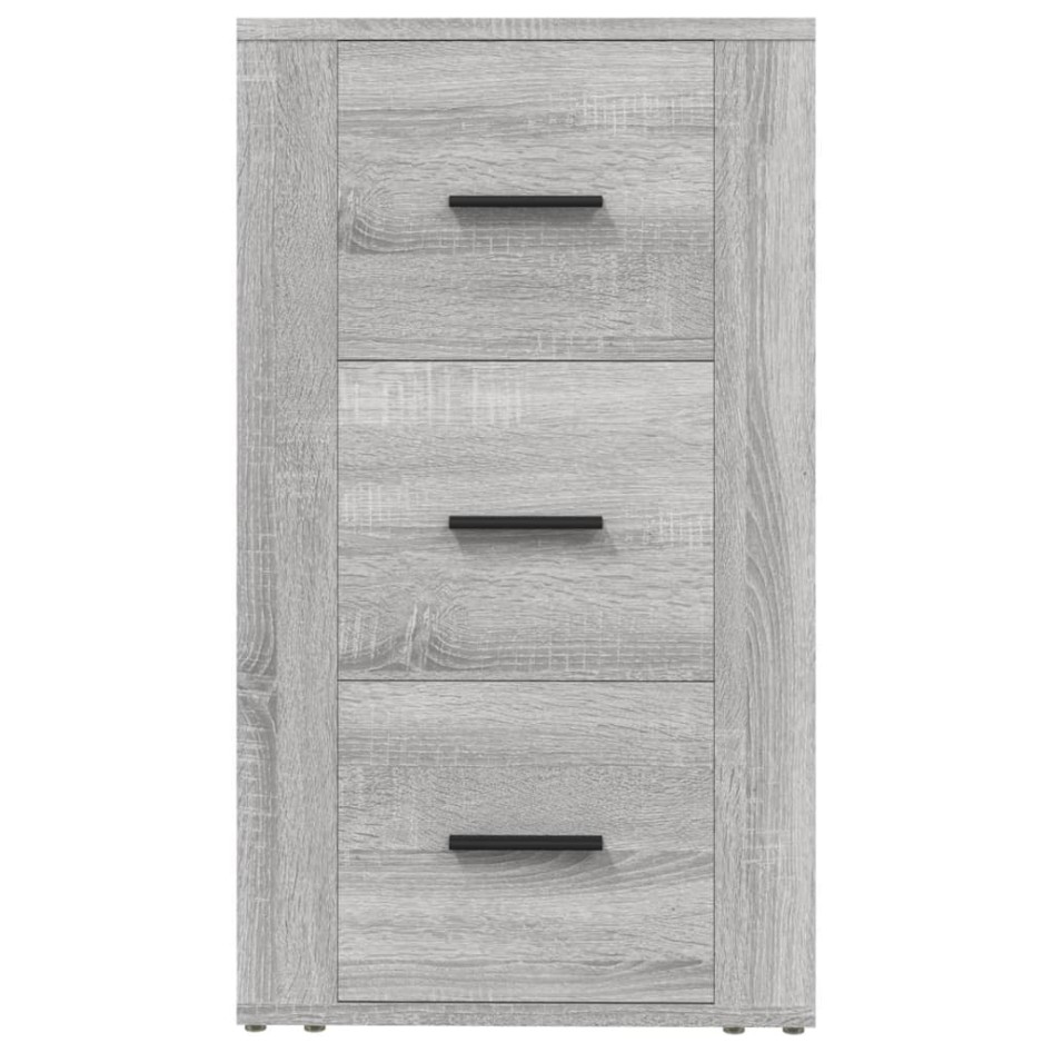 Aparador de madera contrachapada gris Sonoma 40x33x70