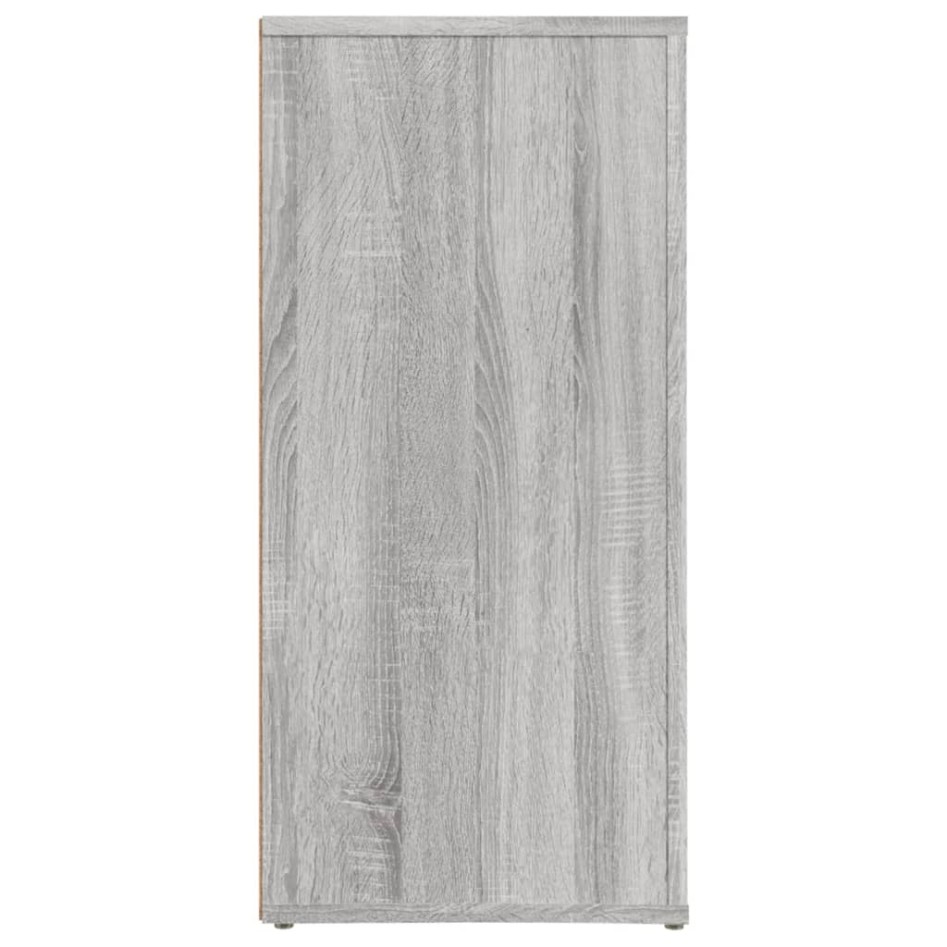 Aparador de madera contrachapada gris Sonoma 40x33x70