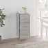 Aparador madera de ingeniería gris Sonoma 34,5x34x90