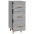 Aparador madera de ingeniería gris Sonoma 34,5x34x90