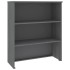 Aparador superior HAMAR pino macizo gris oscuro 85x35x100