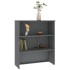 Aparador superior HAMAR pino macizo gris oscuro 85x35x100