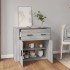 Aparador de madera contrachapada gris Sonoma 80x33x70