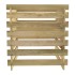 Compostador de listones madera pino impregnada 90x90x90