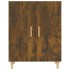 Aparador madera contrachapada color roble ahumado 70x34x90