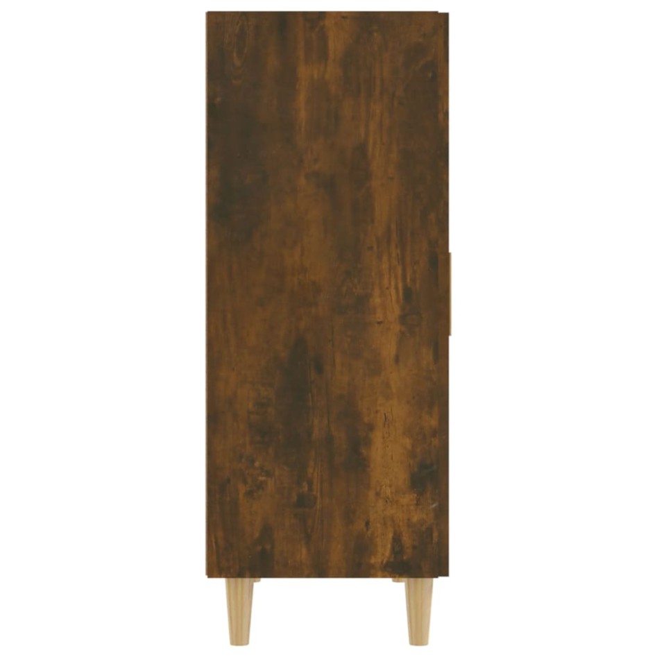 Aparador madera contrachapada color roble ahumado 70x34x90