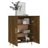 Aparador madera contrachapada color roble ahumado 70x34x90