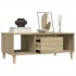 Mesa de centro madera contrachapada roble Sonoma 90x50x36,5