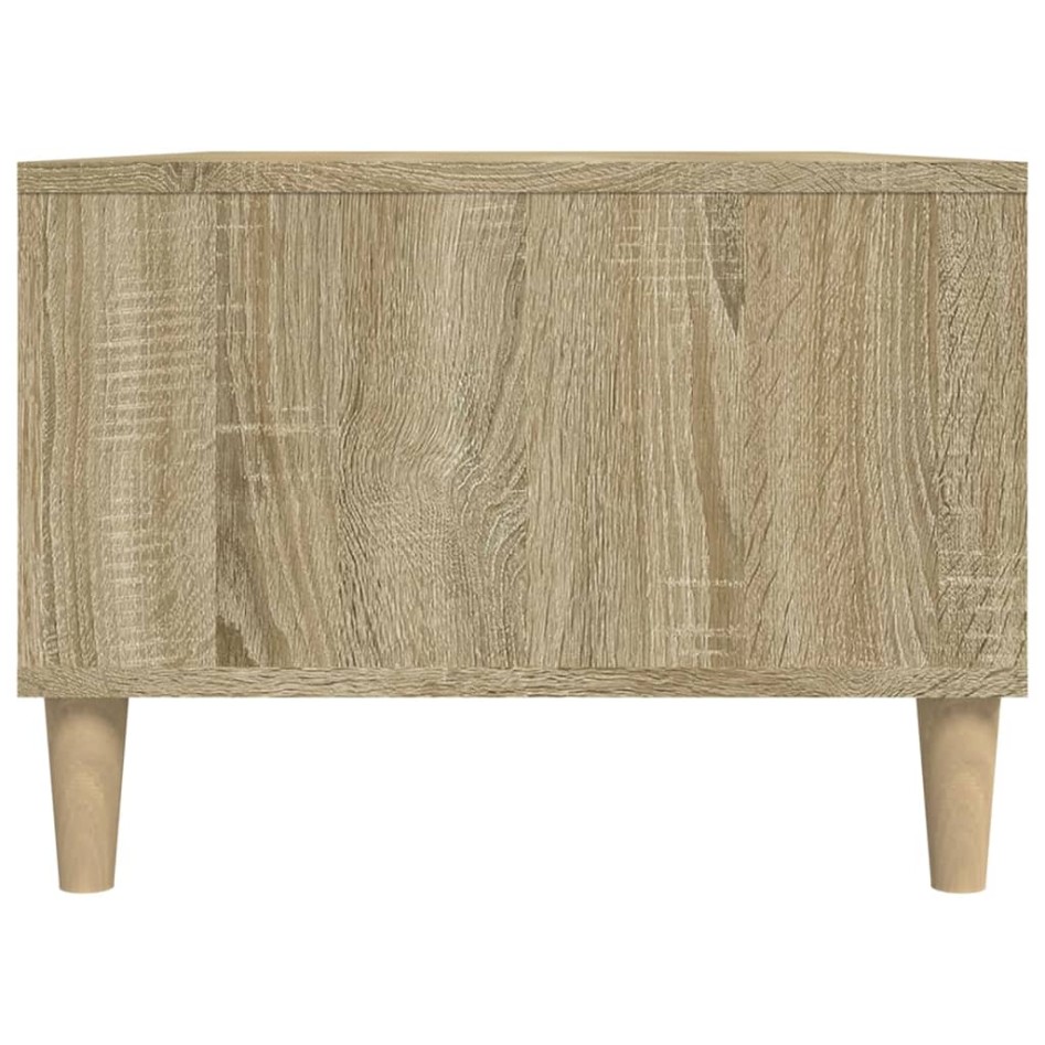 Mesa de centro madera contrachapada roble Sonoma 90x50x36,5
