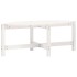 Mesa de centro de madera maciza de pino blanco 118x63x45