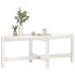 Mesa de centro de madera maciza de pino blanco 118x63x45