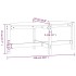 Mesa de centro de madera maciza de pino blanco 118x63x45