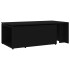 Mesa de centro madera contrachapada negro 150x50x35