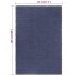 Alfombra rectangular algodón azul marino 120x180