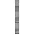 Estantería/divisor de espacios gris Sonoma 60x24x186