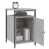 Mesitas de noche 2 uds madera contrachapada gris 40x42x60