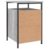Mesitas de noche 2 uds madera contrachapada gris 40x42x60