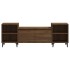 Mueble para TV madera contrachapada marrón roble 160x35x55