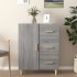 Aparador de madera de ingeniería gris Sonoma 69,5x34x90