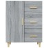 Aparador de madera de ingeniería gris Sonoma 69,5x34x90