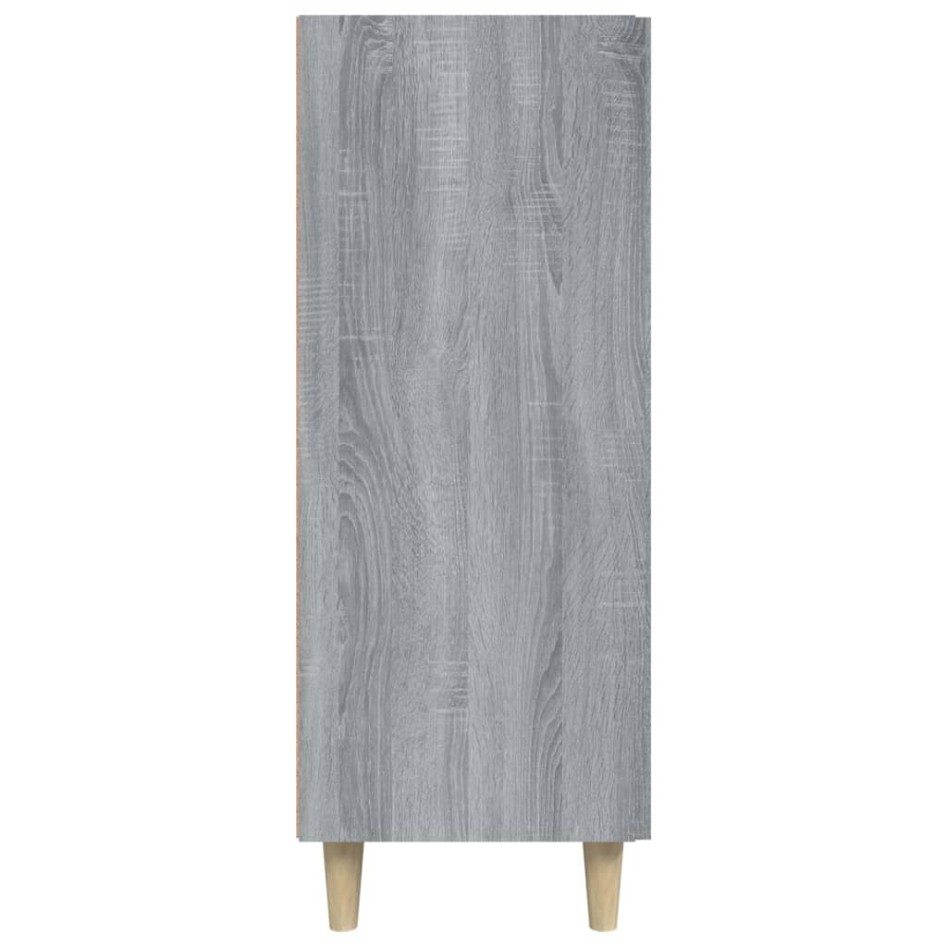 Aparador de madera de ingeniería gris Sonoma 69,5x34x90
